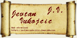 Jevtan Vukojčić vizit kartica